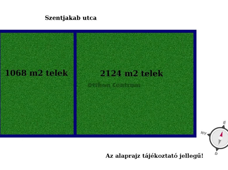 Land 2 124 m² Mogyorod, Hungary