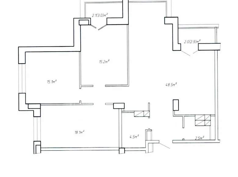 Appartement 4 chambres 108 m² Minsk, Bélarus