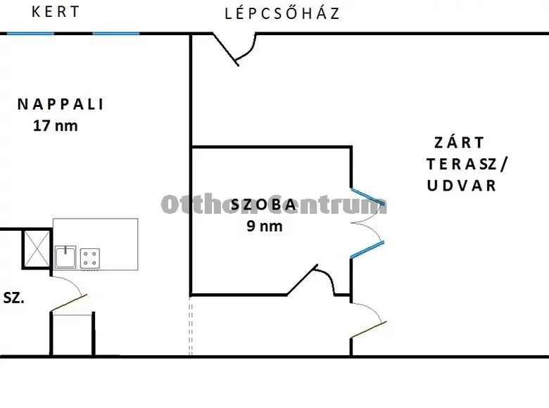 Appartement 2 chambres 39 m² Budapest, Hongrie