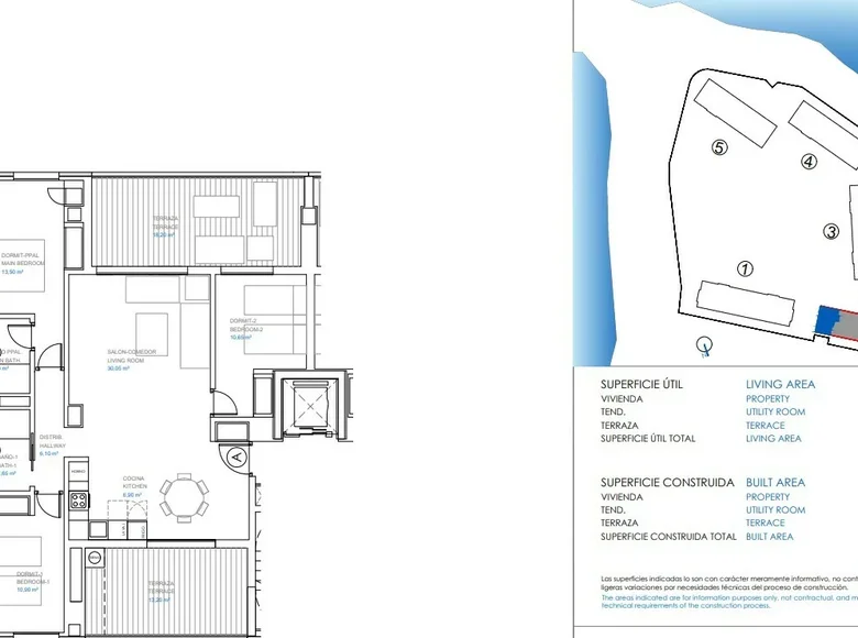 Квартира 4 комнаты 105 м² Торревьеха, Испания