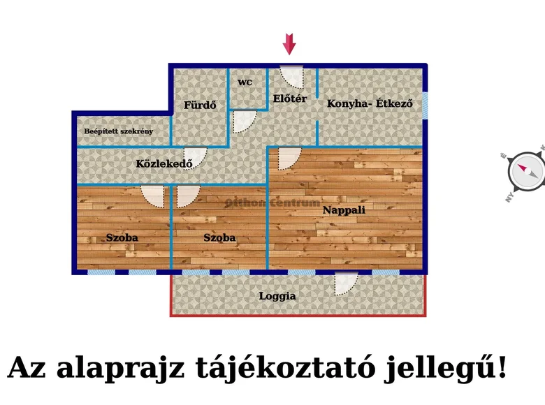 Apartamento 3 habitaciones 62 m² Budapest, Hungría