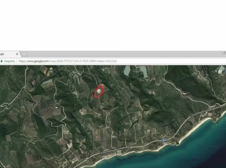 Land 12 490 m² Municipality of Paggaio, Greece