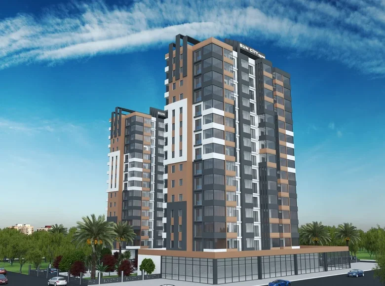 2 room apartment 65 000 m² Mersin, Turkey