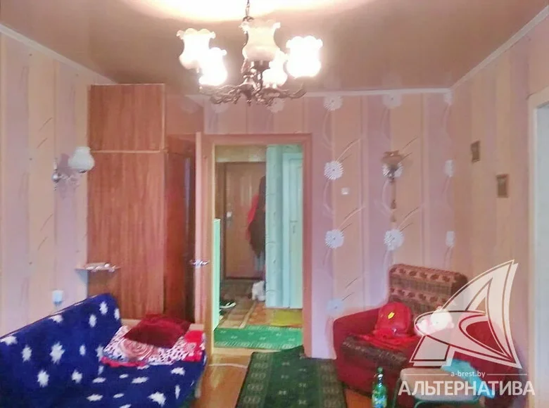 2 room apartment 42 m² Abiarouscyna, Belarus