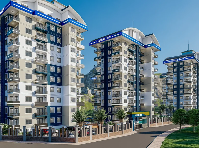 Квартира 2 комнаты 51 м² Аланья, Турция