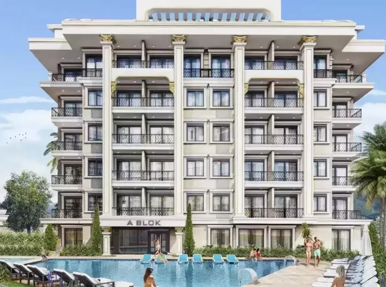 Ático 1 habitación 44 m² Alanya, Turquía