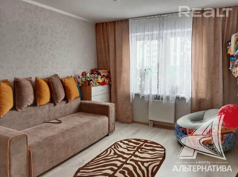 Квартира 2 комнаты 59 м² Брест, Беларусь