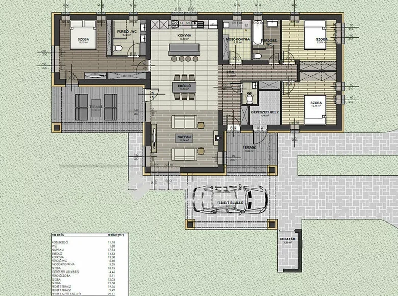 Дом 152 м² Тисавашвари, Венгрия