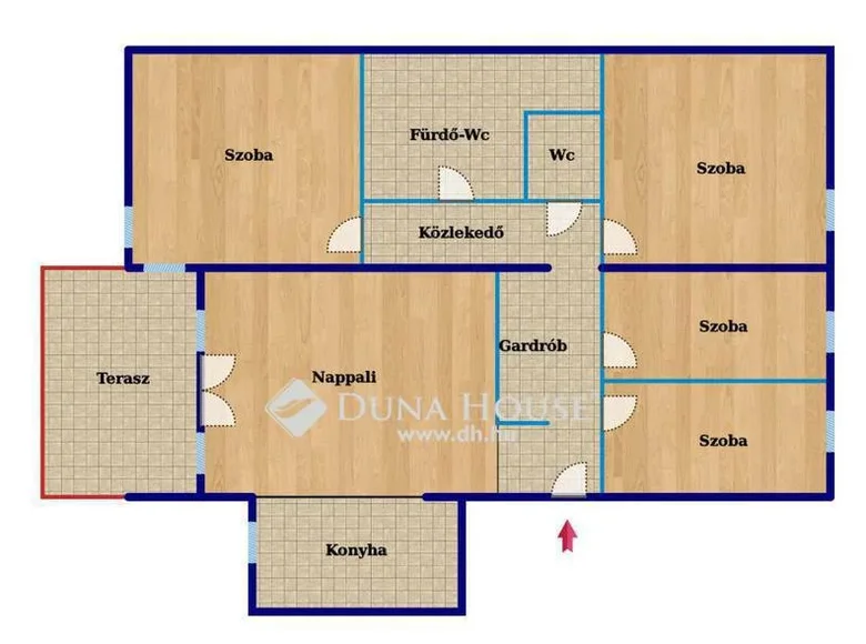 Apartment 95 m² Kozarmisleny, Hungary