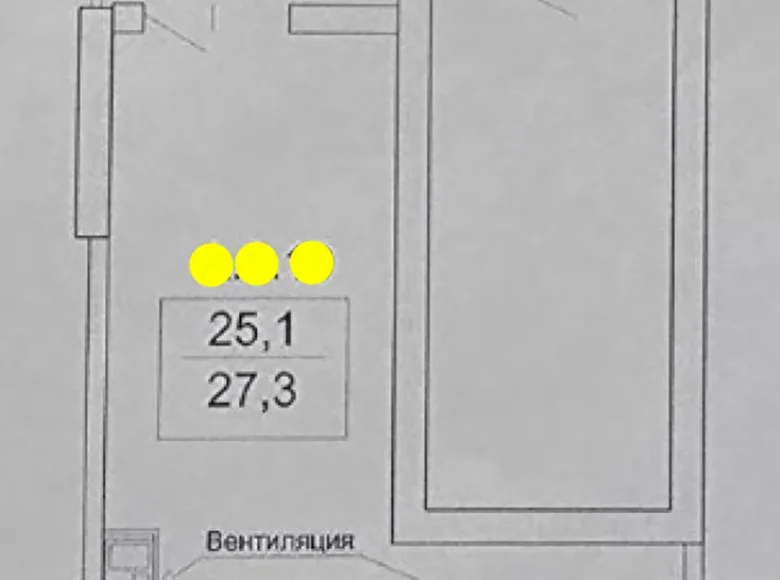 Apartamento 1 habitación 28 m² Odesa, Ucrania