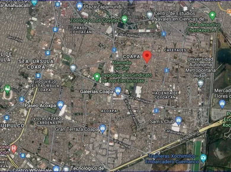 Дом 4 спальни 158 м² Мехико, Мексика