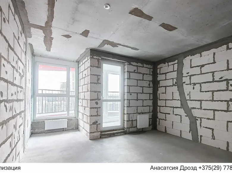1 room apartment 28 m² Minsk, Belarus