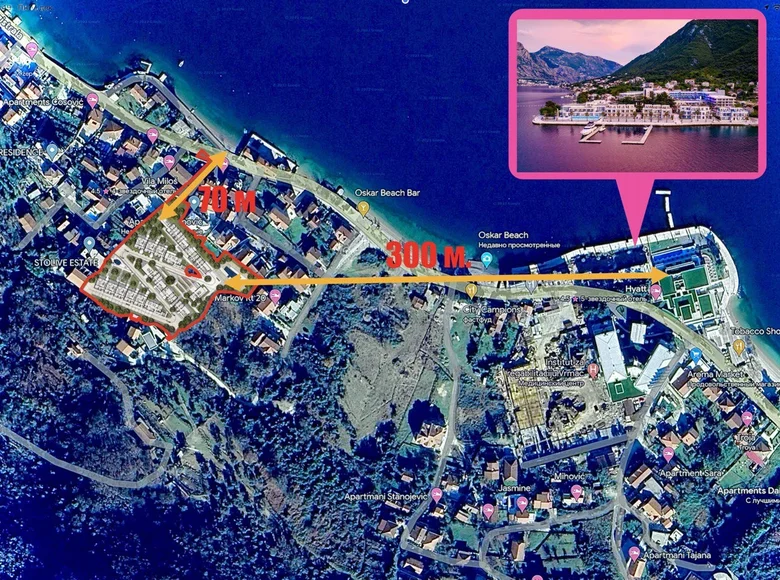 Investment 11 250 m² in Stoliv, Montenegro