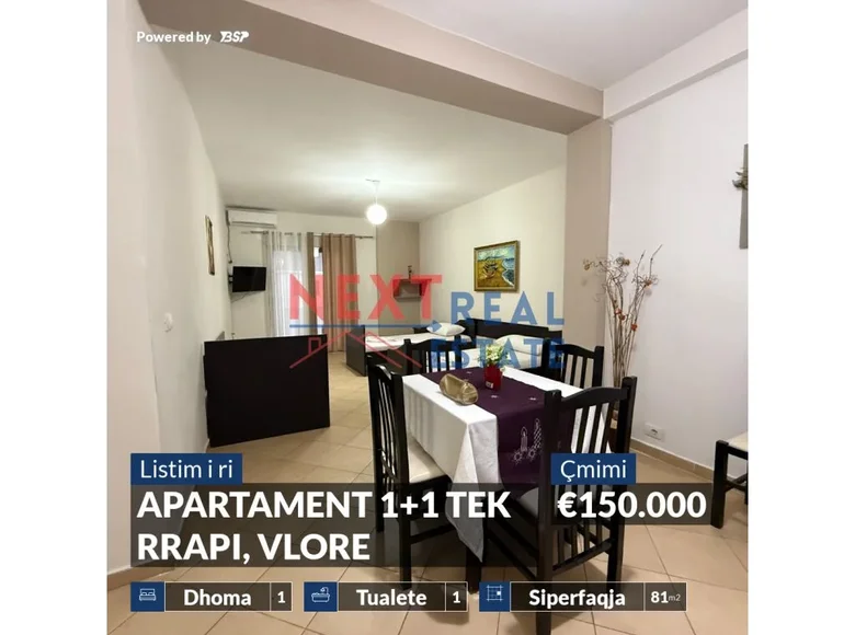 Appartement 2 chambres 66 m² Vlora, Albanie