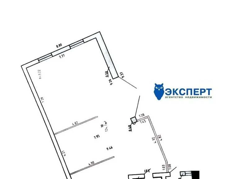 Commercial property 136 m² in Scomyslicki sielski Saviet, Belarus