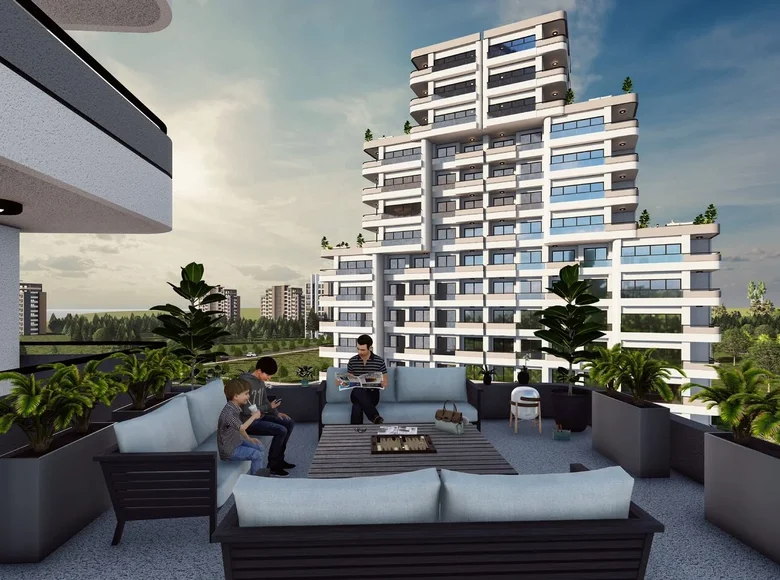 Apartamento 2 habitaciones 45 m² Mersin, Turquía