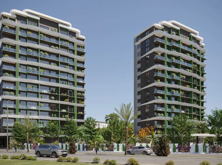 Apartamento 2 habitaciones 51 m² Mersin, Turquía