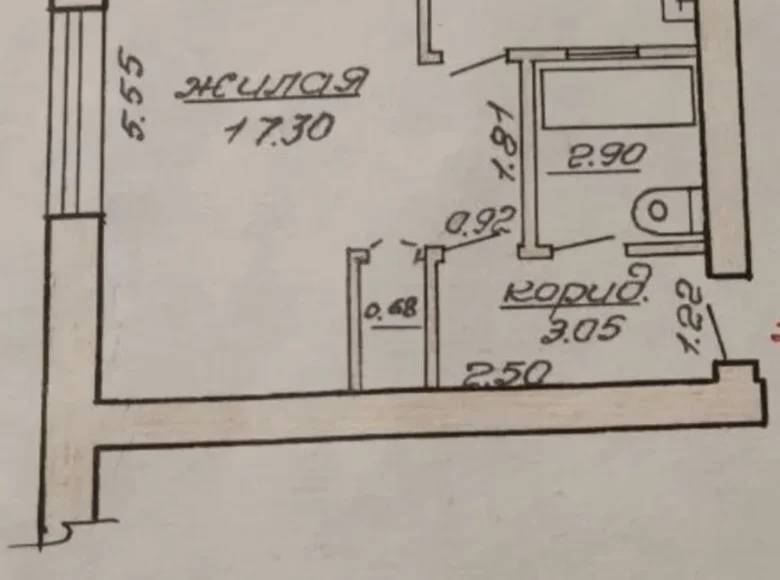 Mieszkanie 1 pokój 30 m² Mohylew, Białoruś