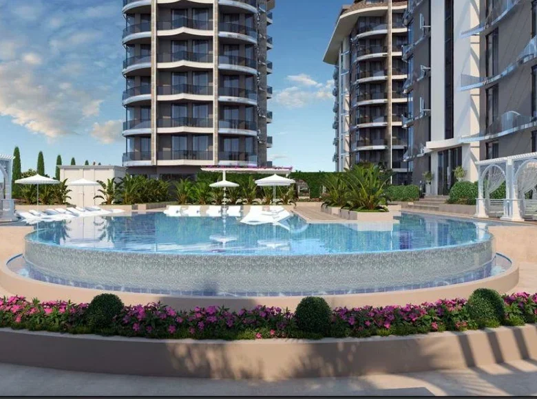 Mieszkanie 2 pokoi 60 m² Alanya, Turcja