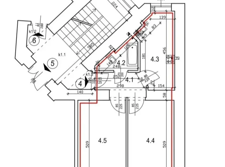 Mieszkanie 2 pokoi 42 m² Warszawa, Polska
