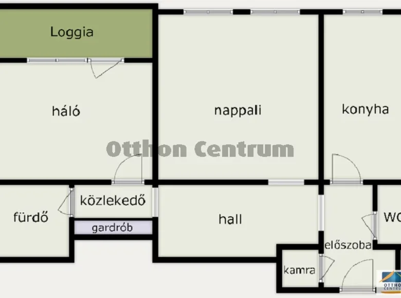 Mieszkanie 2 pokoi 69 m² Budapeszt, Węgry