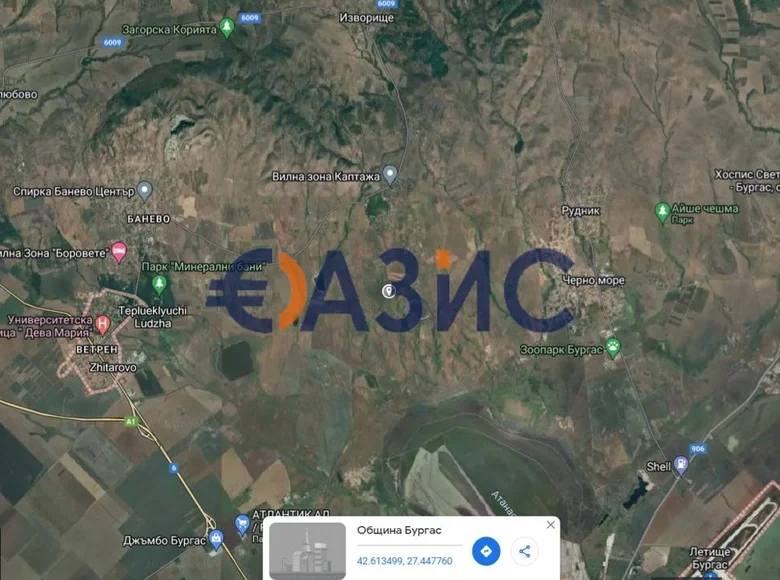 Земельные участки 8 999 м² Burgas, Болгария