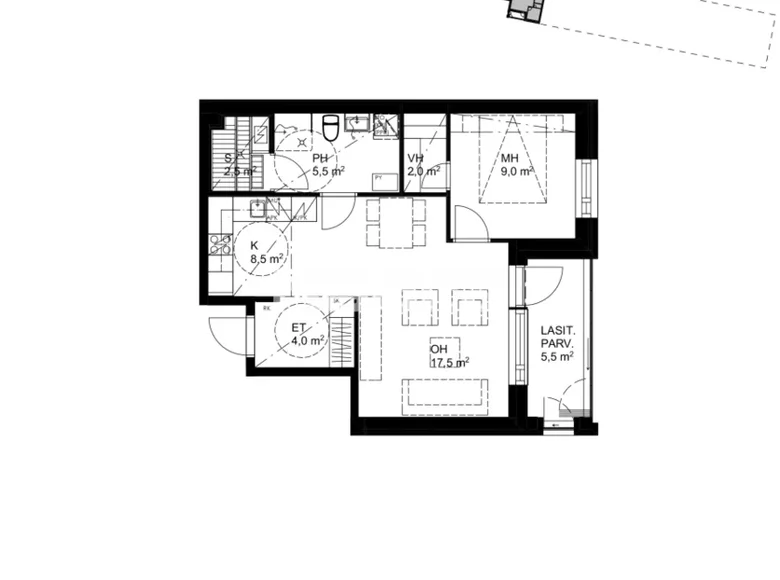 Apartamento 2 habitaciones 51 m² Regional State Administrative Agency for Northern Finland, Finlandia