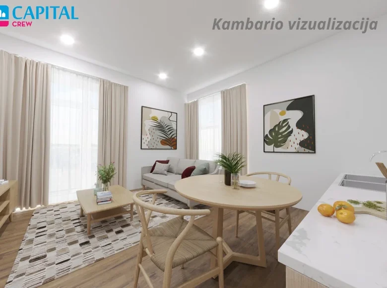 2 room apartment 40 m² Vilnius, Lithuania
