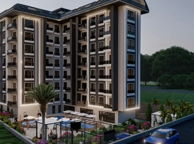 Apartamento 1 habitación 53 m² Alanya, Turquía