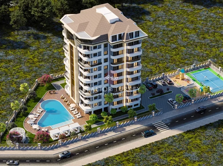 1 bedroom apartment 61 m² Avsallar, Turkey