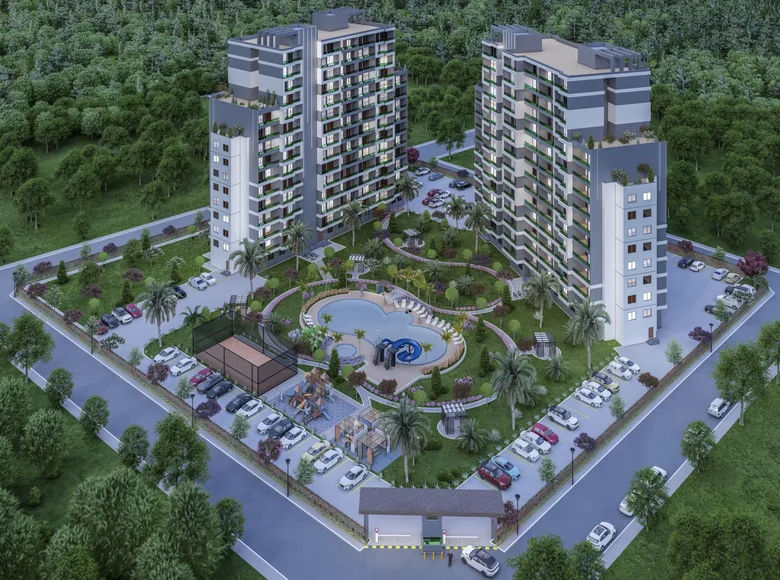 2 bedroom apartment 70 m² Toroslar, Turkey