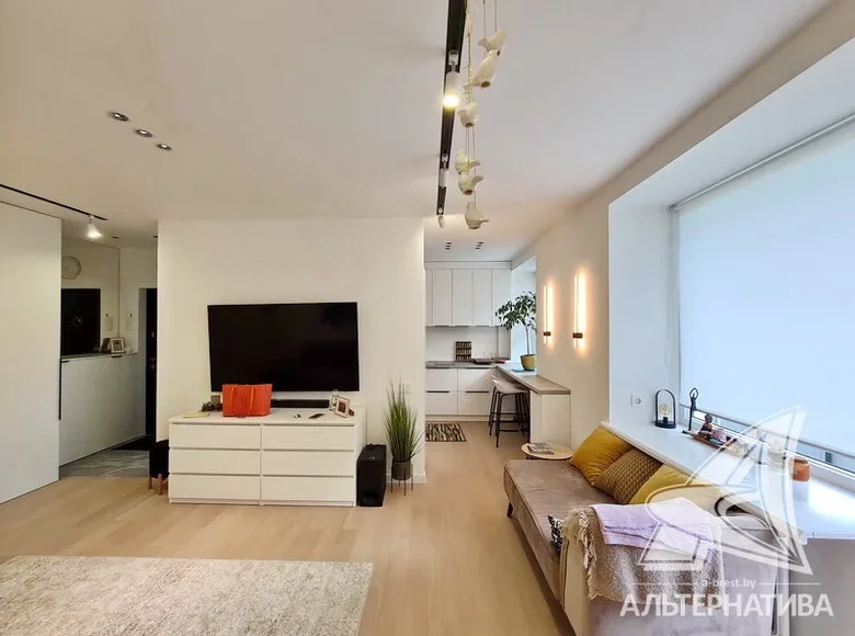 2 room apartment 44 m² Brest, Belarus