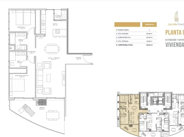 Mieszkanie 3 pokoi 178 m² Benidorm, Hiszpania