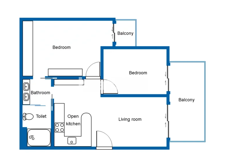 Квартира 3 комнаты 61 м² Сукута, Гамбия