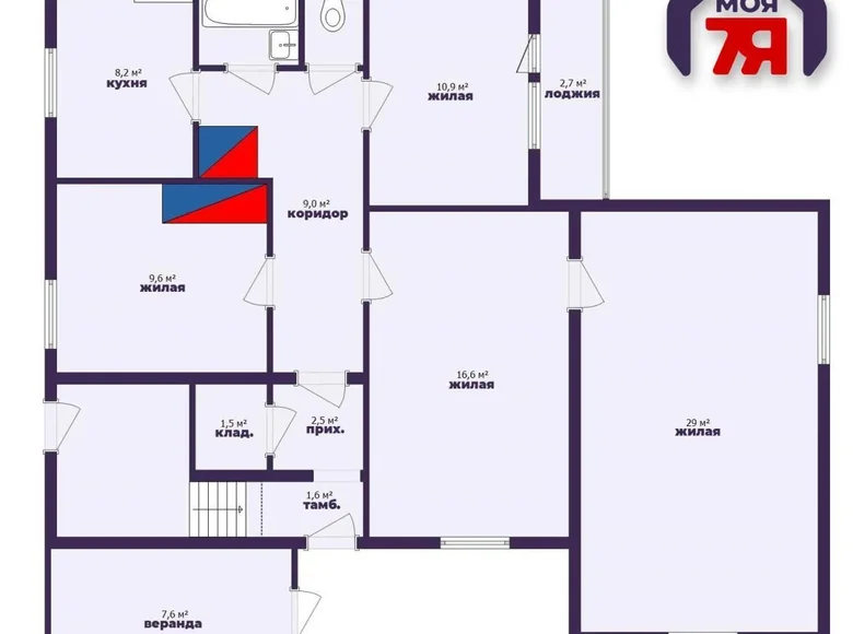 4 room apartment 85 m² Novy Dvor, Belarus