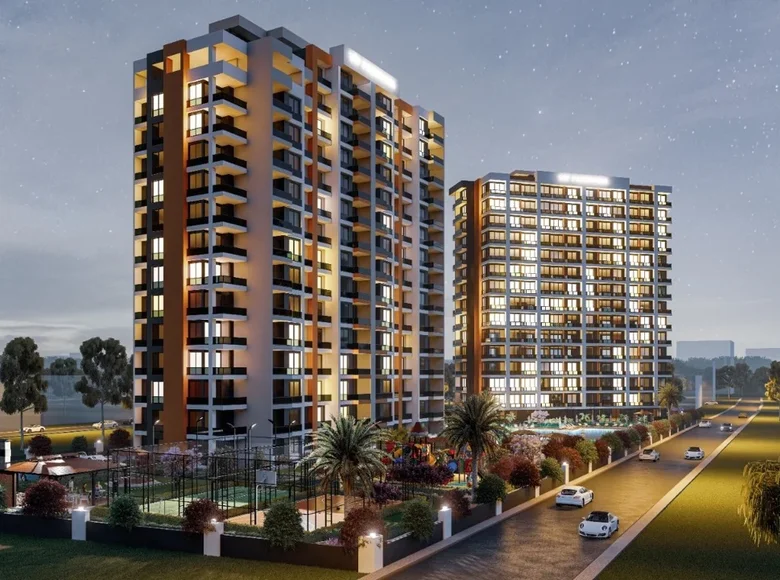 Apartamento 3 habitaciones 64 m² Mezitli, Turquía