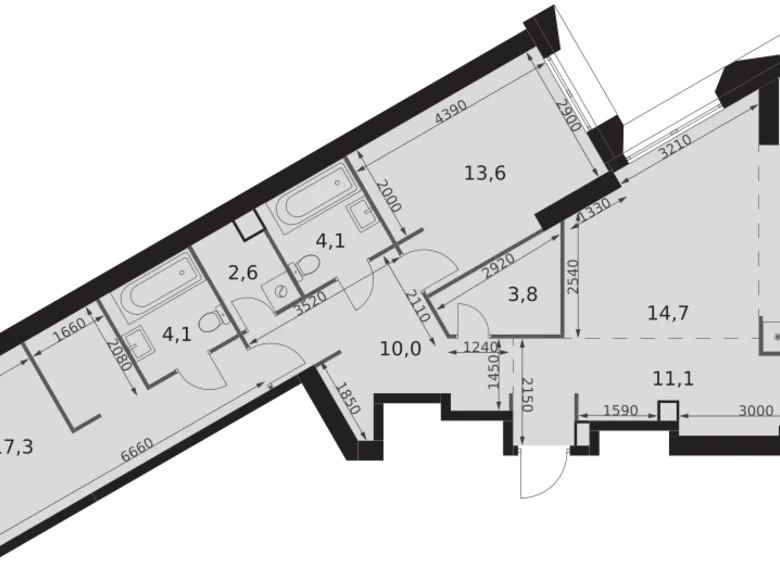 Wohnung 3 zimmer 101 m² Konkovo District, Russland