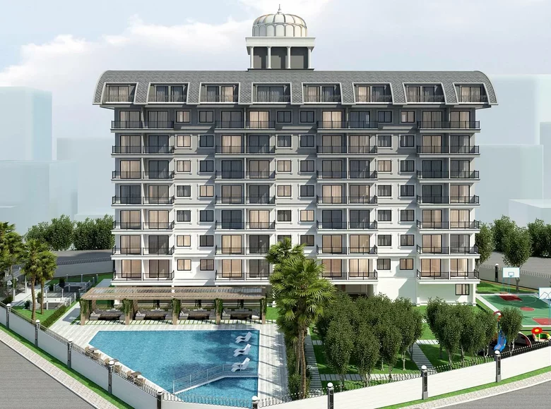 Penthouse 3 pokoi 100 m² Gazipasa, Turcja