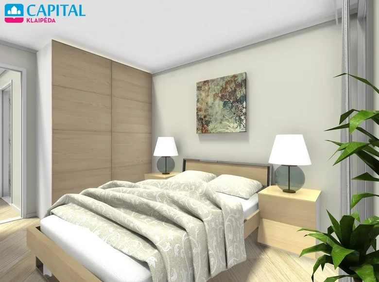 2 room apartment 36 m² Klaipėda, Lithuania
