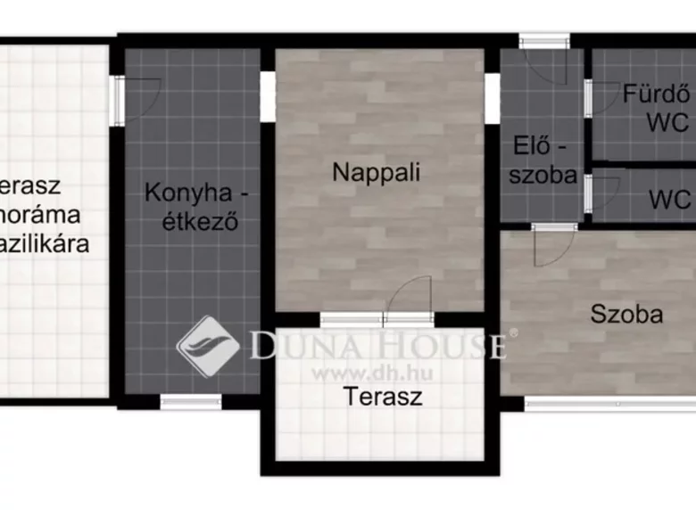 Wohnung 83 m² Gran, Ungarn