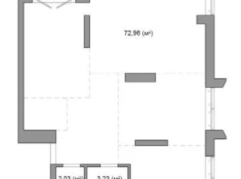 Квартира 1 комната 82 м² Минск, Беларусь