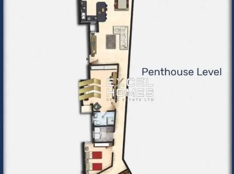 Penthouse 3 Schlafzimmer  Attard, Malta