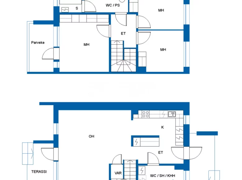 Apartamento 4 habitaciones 98 m² Raahe, Finlandia