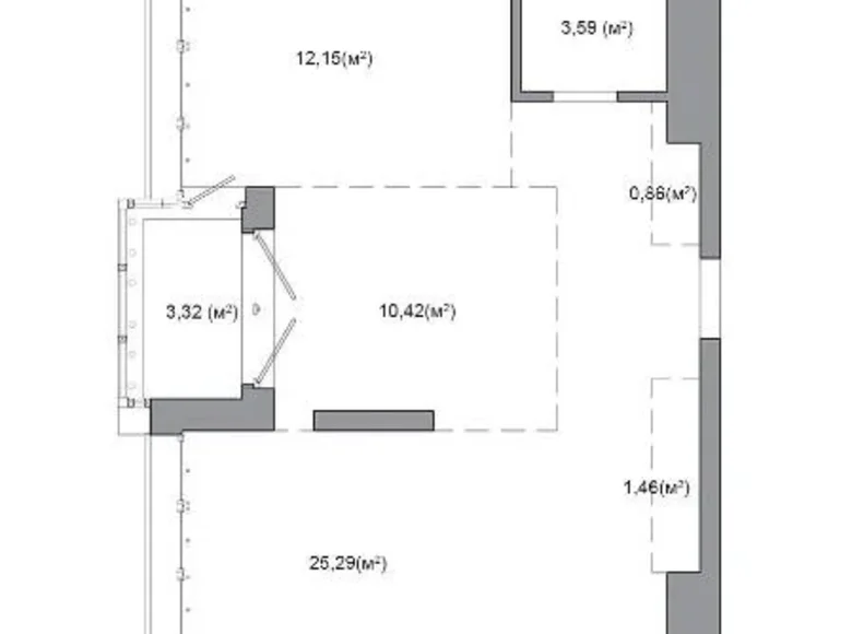 Apartamento 1 habitación 57 m² Minsk, Bielorrusia