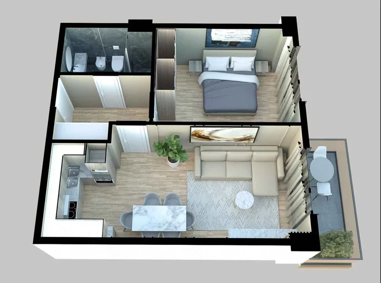 Apartamento 2 habitaciones 67 m² Golem, Albania