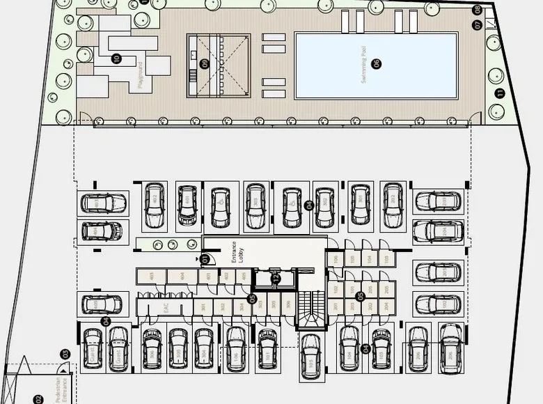 Wohnung 1 Schlafzimmer 69 m² Limassol District, Zypern