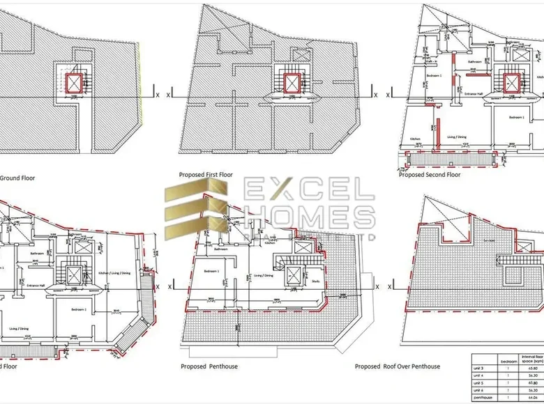 Attique 2 chambres  Birkirkara, Malte