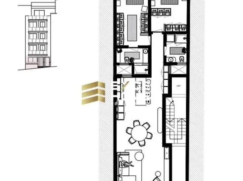 Apartamento 2 habitaciones  Mgarr, Malta