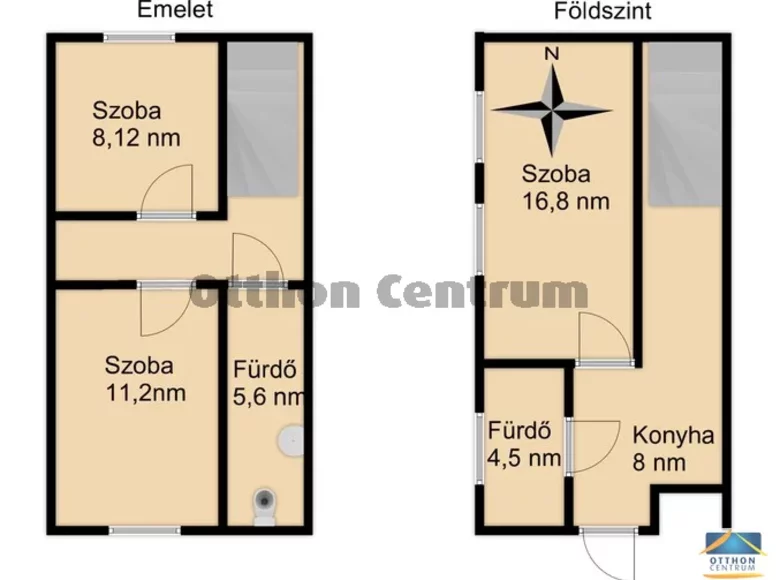 Casa 3 habitaciones 62 m² Gyoengyoesoroszi, Hungría