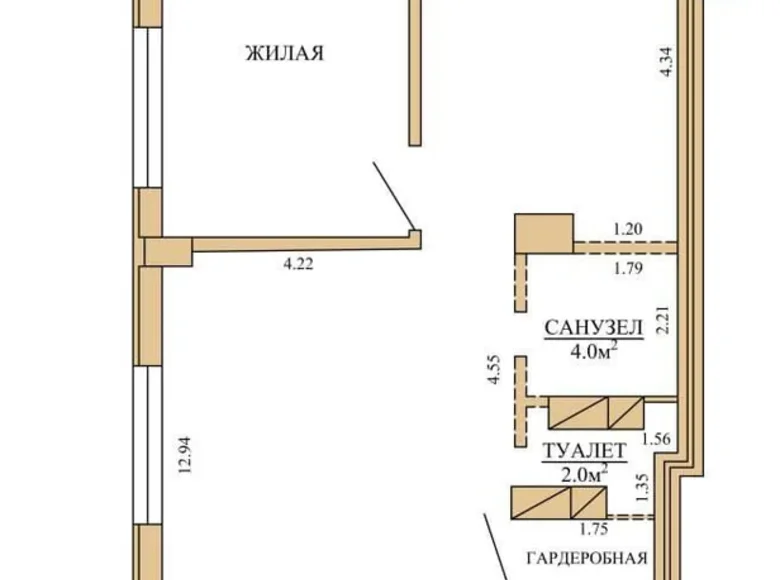 Wohnung 3 zimmer 78 m² Minsk, Belarus